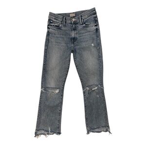 MOTHER Insider Crop Step Chew Drinking By The Pool Jeans 27